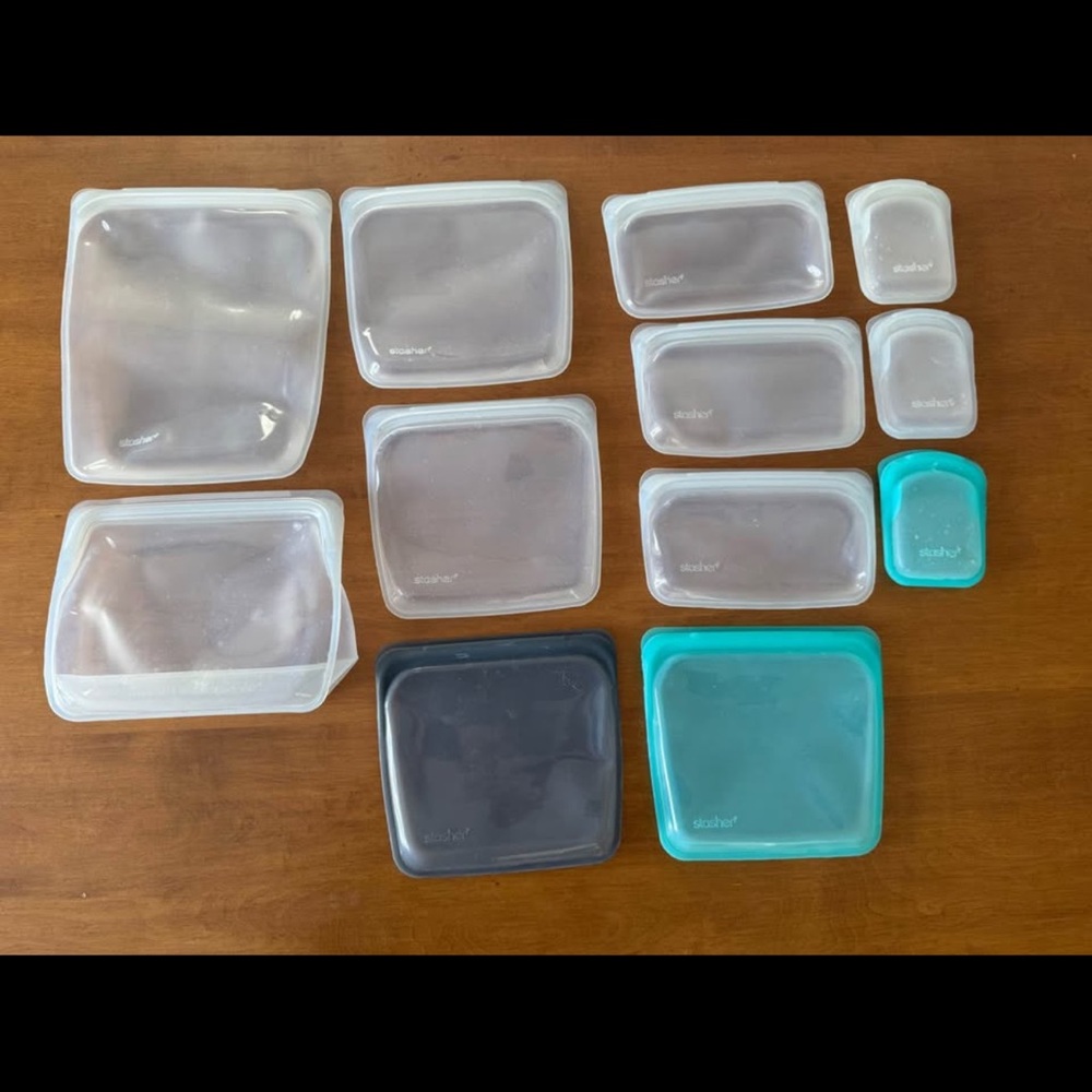 Stasher Reusable Silicone Bags Set